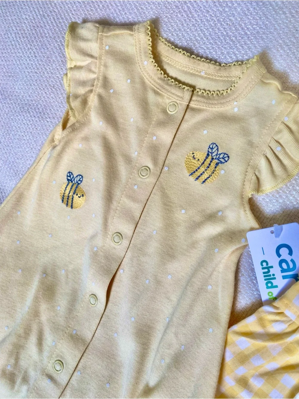 Carter's Bee Themed Baby Girl Bundle